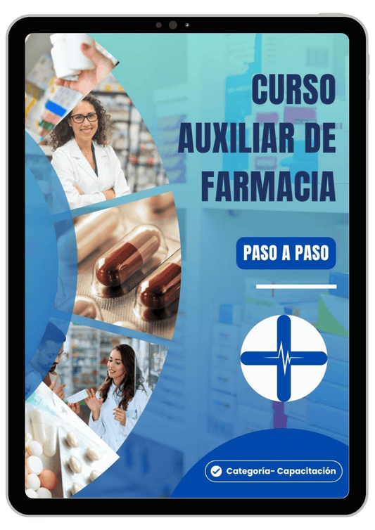Curso auxiliar de farmacia + 5 BONUS GRATIS + Certificado