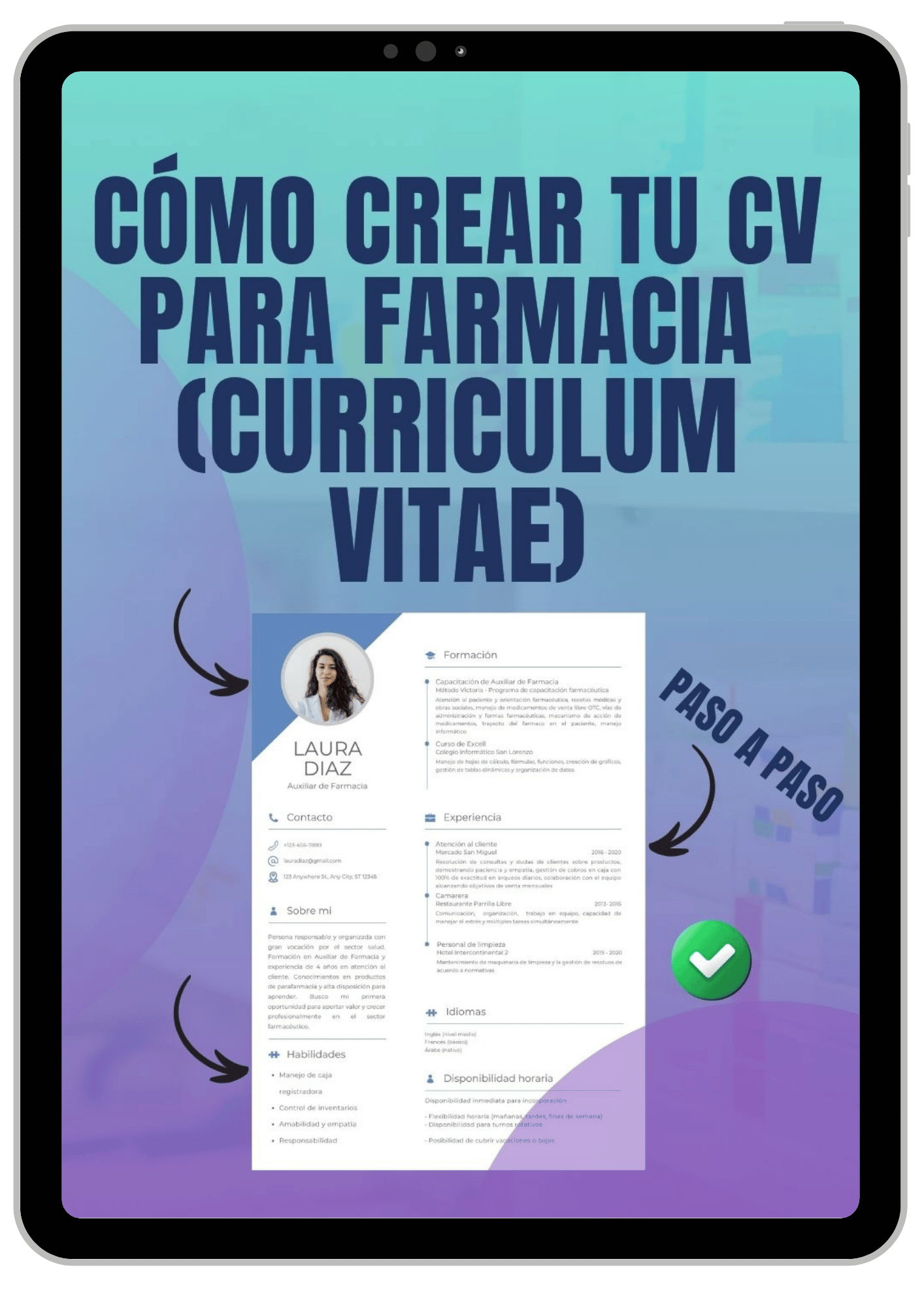 Guía de cómo crear tu CV para farmacia
