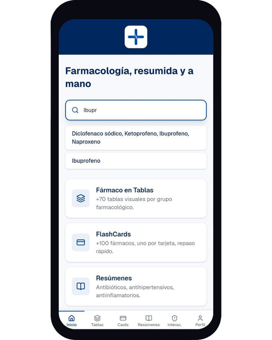 App de Farmacología (lleva toda la farmacología en tu móvil)